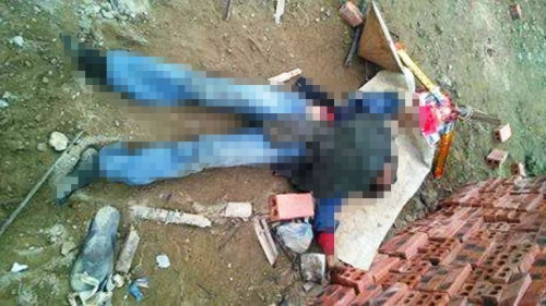 Hiện trường vụ việc.