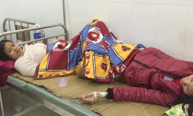 Công nhân điều trị tại bệnh viện.