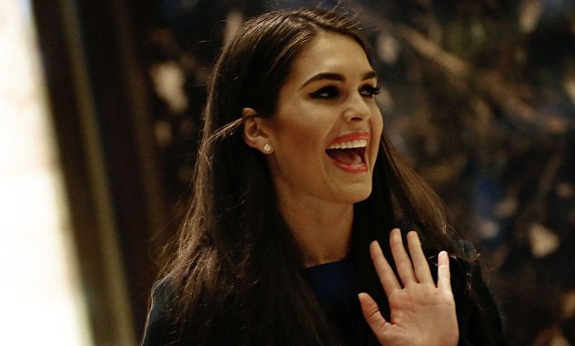 Hope Hicks, nữ trợ lý của Tổng thống đắc cử Mỹ Donald Trump. (Ảnh: Dailymail).