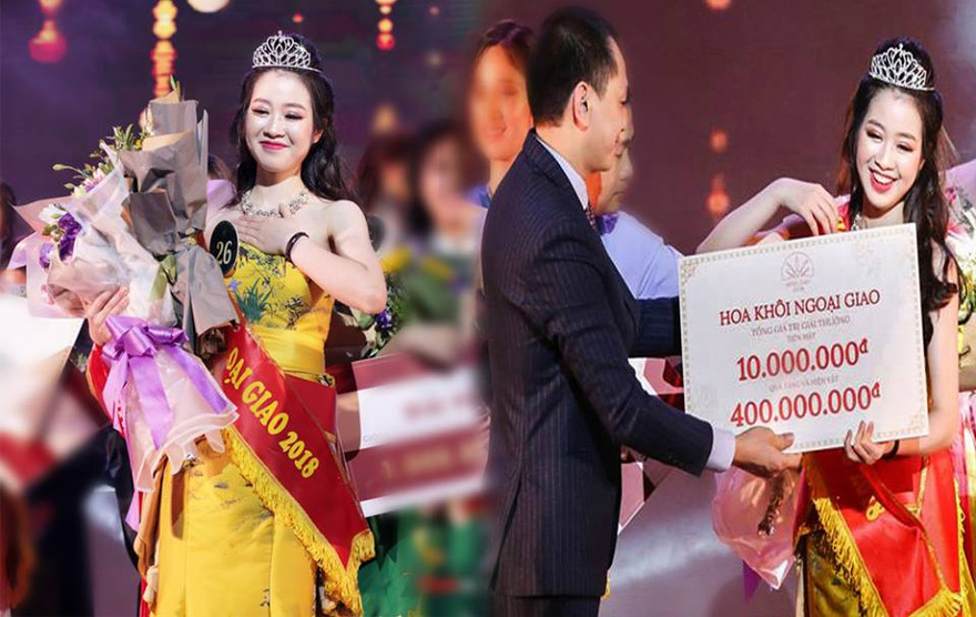 Cận cảnh nhan sắc tân Hoa khôi Học viện Ngoại Giao 2018 