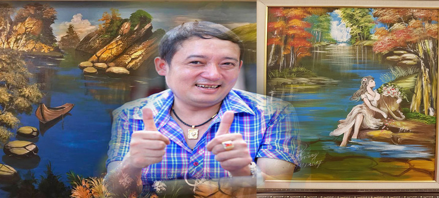 Bất ngờ với tài vẽ tranh của diễn viên hài Chiến Thắng