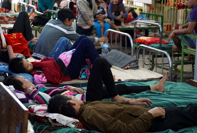 Bệnh viện quá tải bệnh nhân sốt xuất huyết