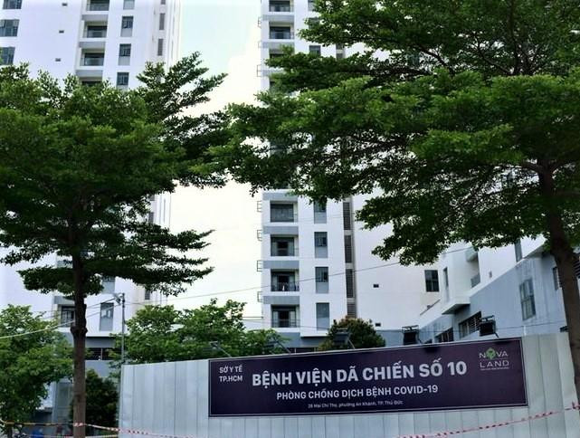 Bệnh viện dã chiến số 10 (TP Thủ Đức) được chọn làm nơi điều trị cho các Tăng, Ni