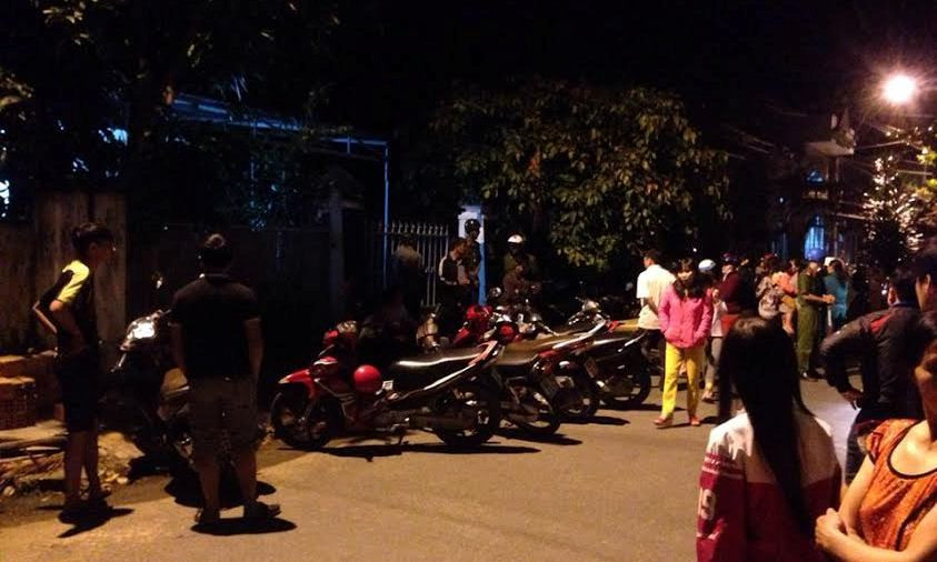 Hiện trường vụ án mạng.