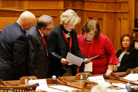 Các đại cử tri Atlanta bỏ phiếu hôm qua, 19/12.