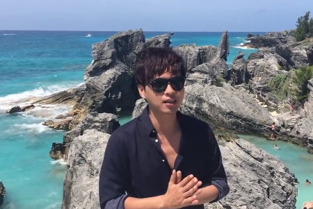 Hồ Quang Hiếu ghé thăm "tam giác quỷ" Bermuda.