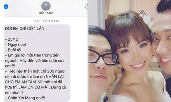 Có gì đặc biệt trong hôn lễ của Hari Won- Trấn Thành?