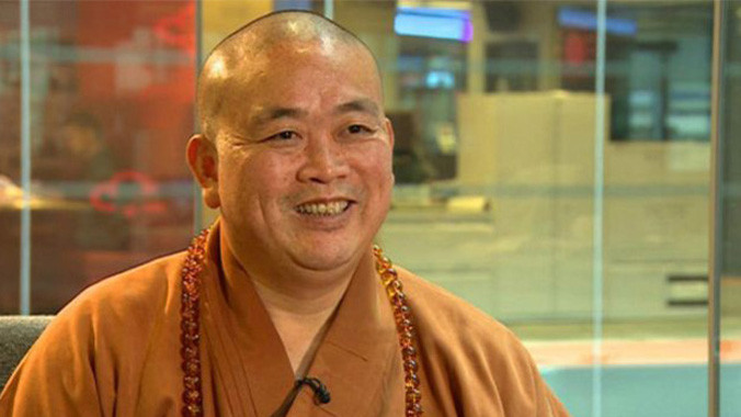 Trụ trì Thiếu Lâm Tự, nhà sư Thích Dũng Tín. Ảnh: BBC.