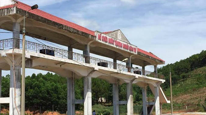 Hồ chứa nước thượng nguồn sông Trí.