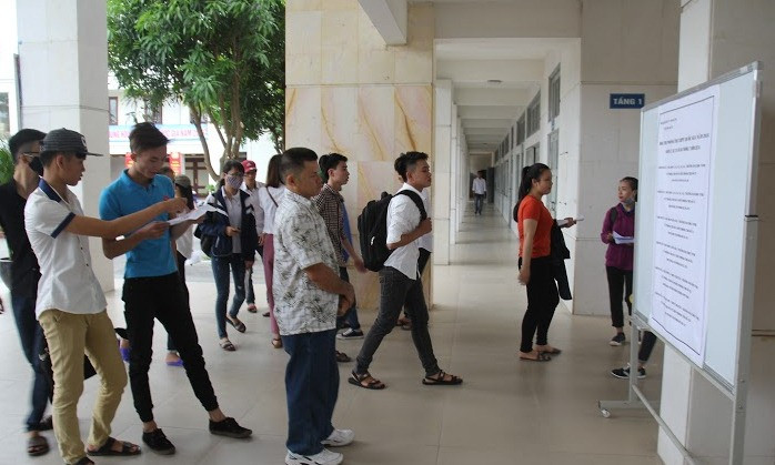 Cụm thi tại Vinh chính thức công bố điểm