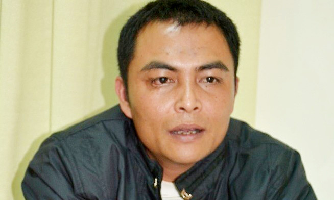 Nhũ tại cơ quan điều tra. Ảnh: Nguyễn Nhật