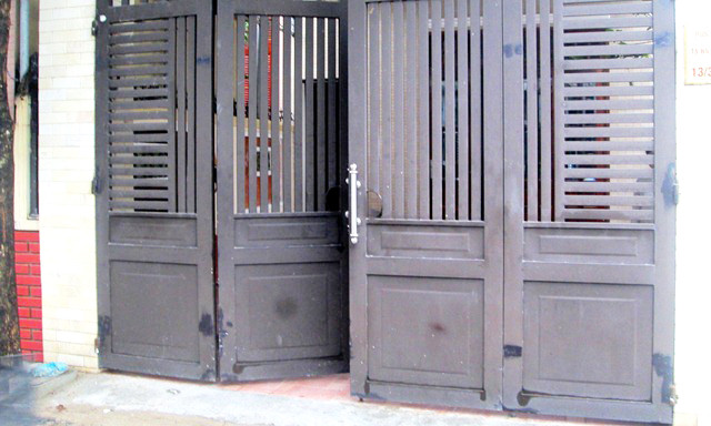 Ngôi nhà nơi xảy ra vụ trộm táo bạo làm mất 2 chiếc xe SH trong 1 đêm