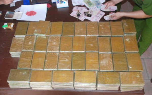 Đường dây ma túy lớn bị triệt phá. Ảnh cơ quan công an cung cấp