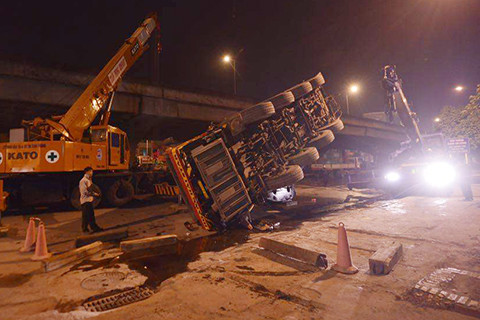 Hiện trường vụ tai nạn