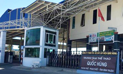 Sự việc xảy ra tại Trung tâm Thể thao Quốc Hùng - Ảnh: Lê Huân