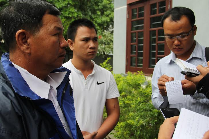 Gia đình bị hại kể lại sự việc xảy ra.