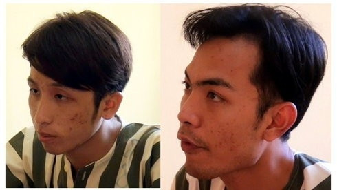 Đối tượng Phạm Đỗ Long và Khánh tại cơ quan điều tra