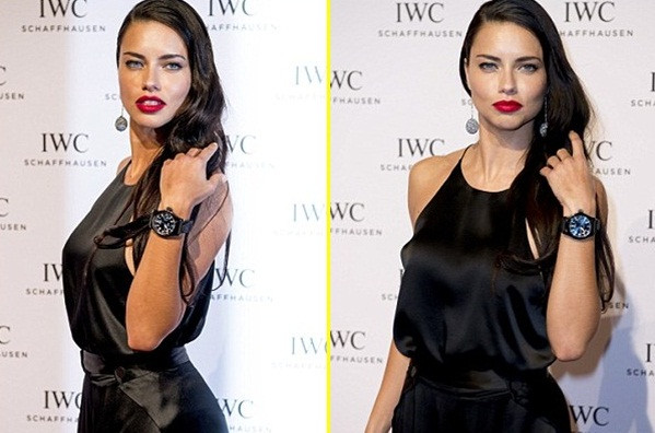 Adriana Lima quyến rũ hút hồn với đầm xẻ cao