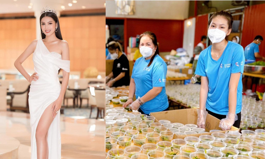 Á hậu Ngọc Thảo: 'Mẹ nói làm việc thiện thì không cần lý do'