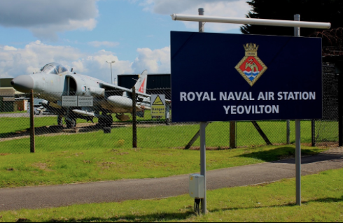 Căn cứ nơi phát hiện người phụ nữ đột nhập trái phép. (Ảnh: The Sun)