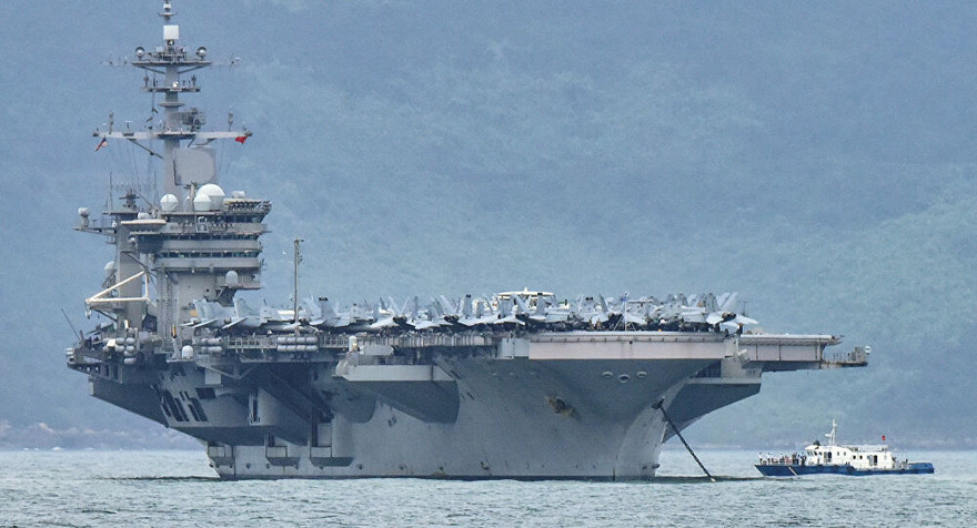 Tàu sây bay Mỹ USS Theodore Roosevelt. (Ảnh: US Navy)