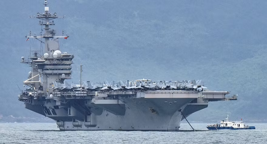 Tàu sây bay Mỹ USS Theodore Roosevelt. (Ảnh: US Navy)