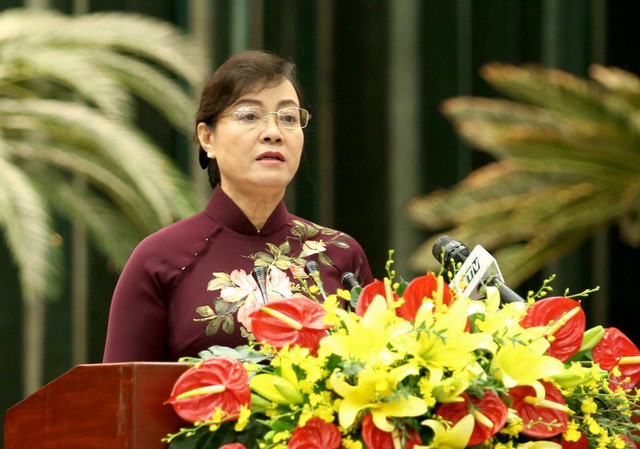 Chủ tịch HĐND TPHCM Nguyễn Thị Quyết Tâm cho rằng đây là thời điểm thích hợp thông qua chủ trương đầu tư nhà hát 1.500 tỷ đồng tại Thủ Thiêm, nếu không đủ bản lĩnh thông qua thì mãi mãi không làm được công trình văn hóa lớn.