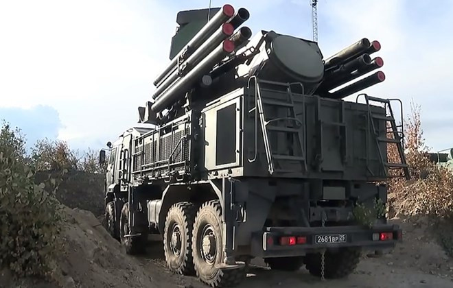 Hệ thống tên lửa Pantsir-S. (Nguồn: TASS)