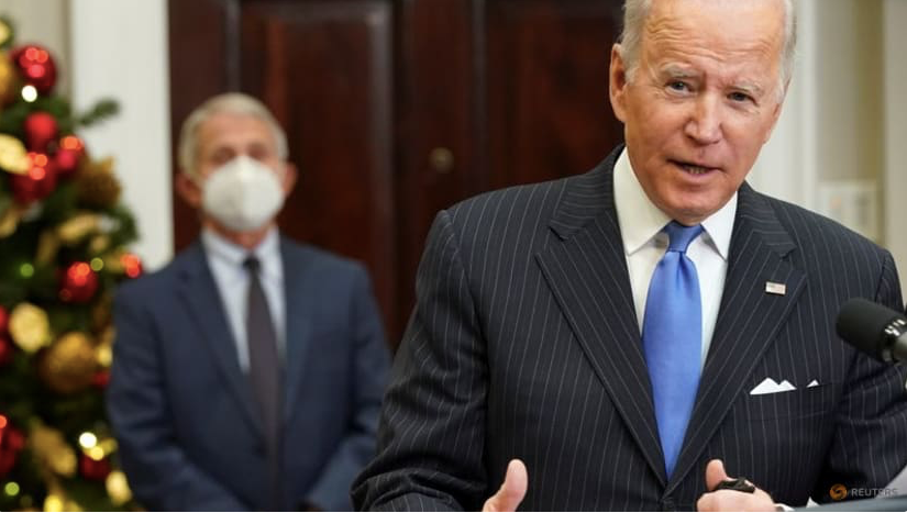 Tổng thống Mỹ Joe Biden phát biểu tại Nhà Trắng ngày 29/11. (Ảnh: Reuters)