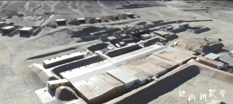 Một hệ thống cơ sở ngầm được Trung Quốc xây dựng trên khu vực biên giới giáp Ấn Độ. (Ảnh: PLA)