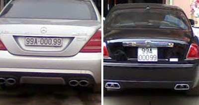 Xe sang trùng số đẹp hay trò háo danh của dân giàu?