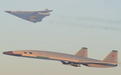 Một bản thiết kế mẫu của PAK-DA. Ảnh: Aviationist.