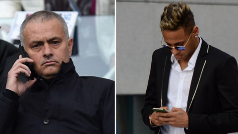 HLV Mourinho ra sức mời mọc Neymar gia nhập M.U