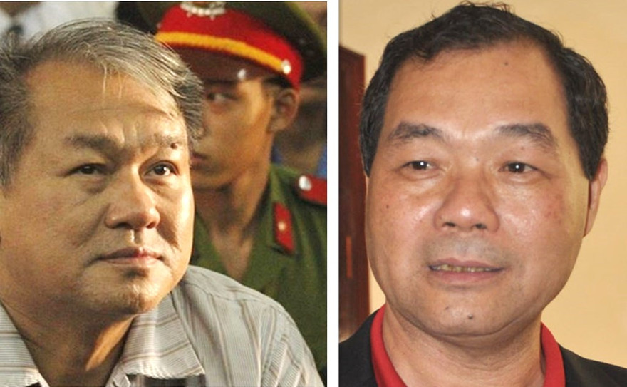 Ông Trầm Bê (phải) sẽ cùng ngồi chung vành móng ngựa với ông Phạm Công Danh tại phiên tòa ngày 8/1 tới. Ảnh: Tân Châu