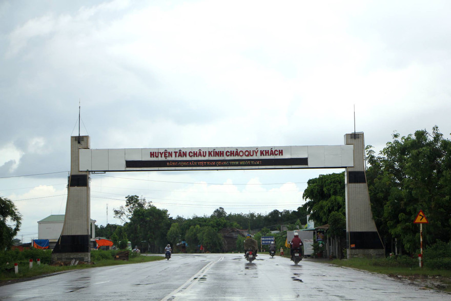 Tây Ninh có mưa nhỏ trên diện rộng. Ảnh: Tân Châu 