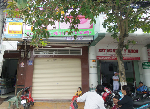 Hiện trường nơi xảy ra vụ việc. Ảnh: Phúc Hưng.