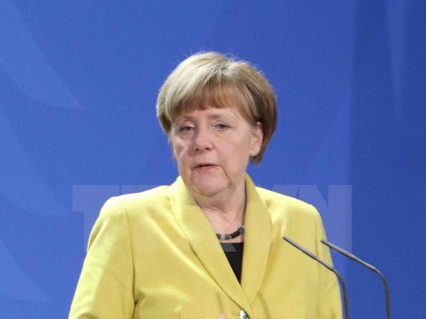 Thủ tướng Đức Angela Merkel. (Ảnh: Mạnh Hùng/TTXVN)