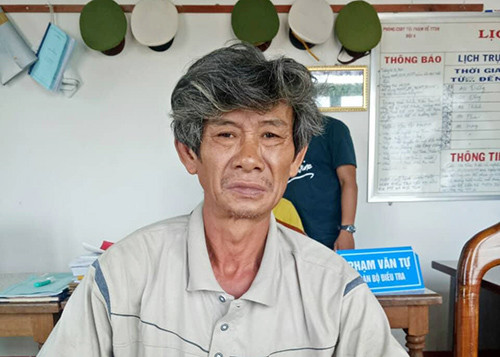 Ông Nguyễn Trung Hưng tại cơ quan điều tra