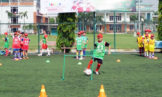 Khai mạc trại hè bóng đá thiếu niên Toyota 2016