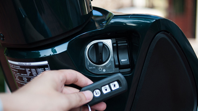 Khóa thông minh của xe SH.