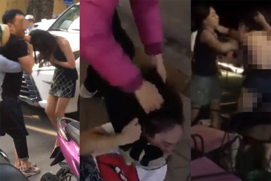 Hàng loạt vụ đánh ghen xảy ra vừa qua.