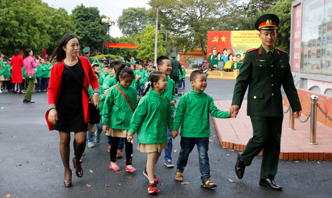 Trải nghiệm thực tế tại nhà trường Quân đội