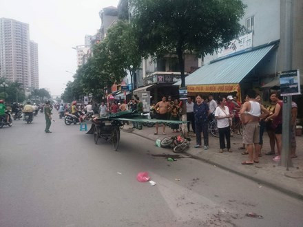 Hiện trường vụ việc.