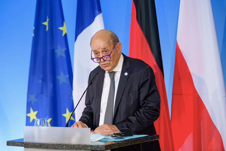 Ngoại trưởng Pháp Jean-Yves Le Drian. (Ảnh: Reuters)