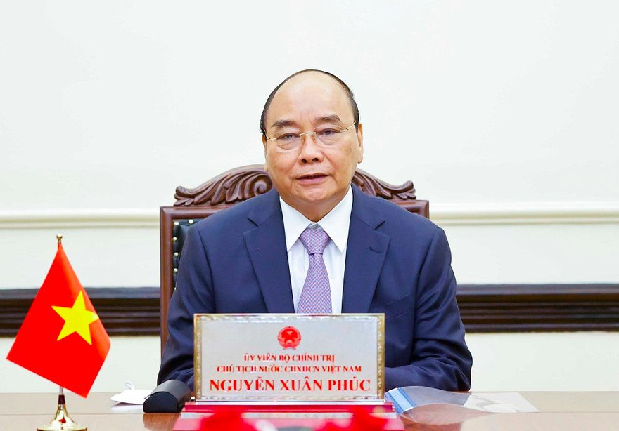 Chủ tịch nước Nguyễn Xuân Phúc. (Ảnh: TTXVN)