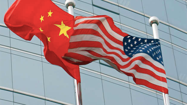 Quốc kỳ Trung Quốc và Mỹ