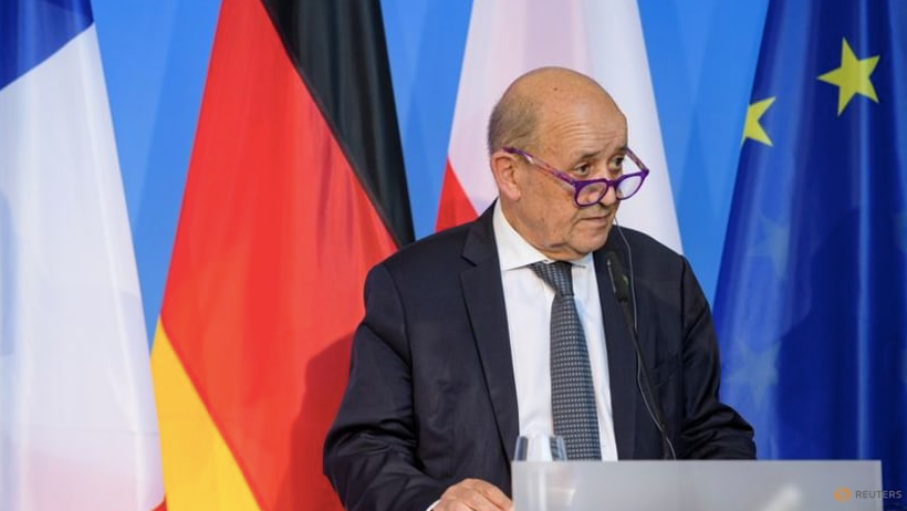Ngoại trưởng Pháp Jean-Yves Le Drian. (Ảnh: Reuters)