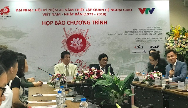 Chương trình Nhạc hội Việt Nhật 2018 vào tối 9/9 tại Cung Văn hóa Hữu nghị