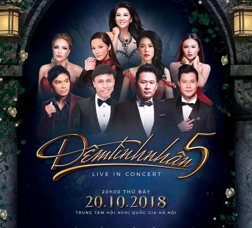 Cặp danh ca Như Quỳnh-Mạnh Quỳnh tham gia "Đêm tình nhân 5"