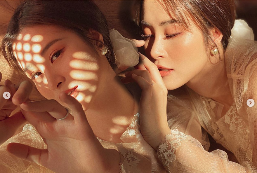 Ngỡ ngàng bộ ảnh đẹp mê hồn của Đông Nhi với hiệu ứng từ rổ nhựa 